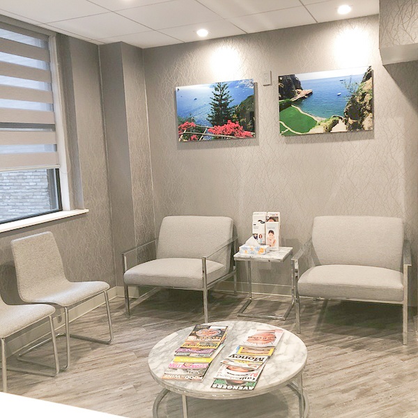 Lenox Hill dental office waiting room